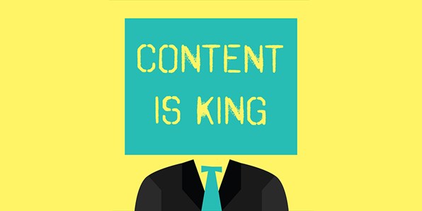 content is king concept image